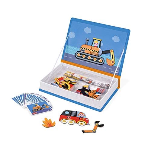 Janod • Racers Magneti’Book • 3 to 8 Years • Educational Magnetic Games Toy for Kids Toddler Children • J02715 19 x 4 x 26 cm / 7.5 x 1.6 x 10.2 in. — view 5