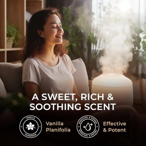 100% Pure Vanilla Essential Oil - 0.34 Fl Oz - Vanilla Oil for Hair, Skin, Diffuser, Aromatherapy & DIY Candle Making Scent — view 2