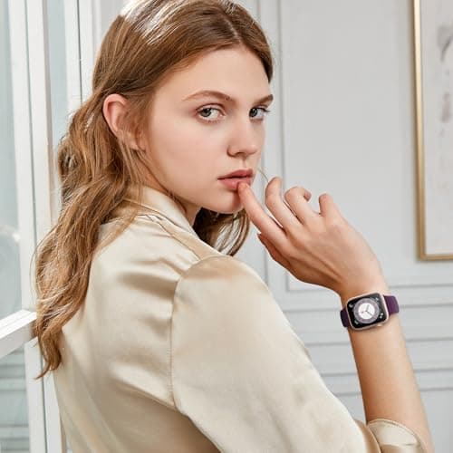 6 Pack Sport Bands Compatible with Apple Watch Band 38mm 40mm 41mm 42mm 44mm 45mm 49mm 46mm,Silicone Waterproof Strap for iWatch Apple Watch Series 11 10 9 Ultra 8 7 6 5 4 3 2 1 SE Women Men — view 4