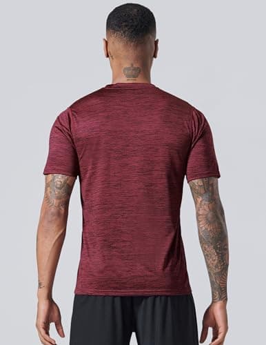 Liberty Imports Men's 5 Pack Active Quick Dry Crew Neck T Shirts Athletic Running Gym Workout Short Sleeve Tee Tops Bulk 3X Large Edition 3 — view 3