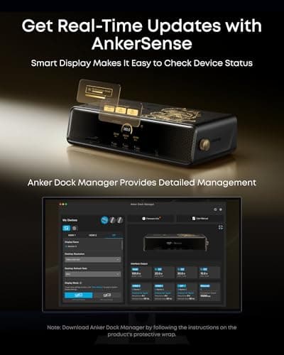 Anker Prime Docking Station (DL7400) Black Myth: Wukong Limited Edition, 14-Port Triple Display, 140W Max, Triple 4K 60Hz, for macOS and Windows (The Latest DisplayLink Driver Required) — view 5