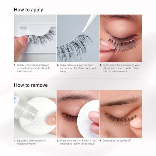 Kiss So Wispy, False Eyelashes, '', 12mm, Includes 5 Pairs Of Lashes, Easy to Apply, Reusable Lash Clusters — view 7