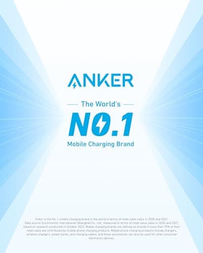 Anker Power Strip with 2100J Surge Protector, Outlet Extender, 20W, 12 AC — view 2