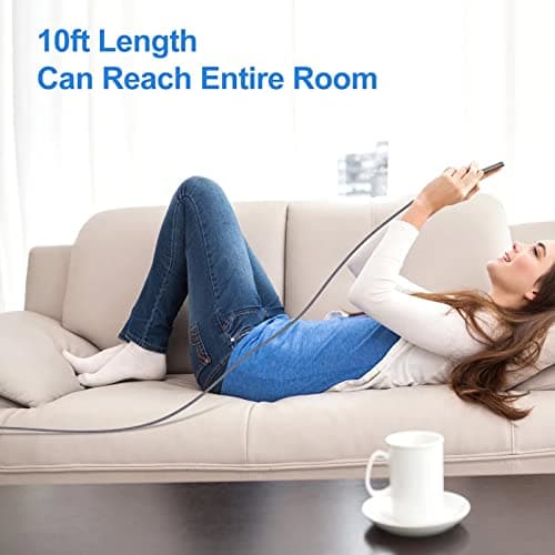 Durcord USB C Cable, Upgarded 2Pack 10ft Fast USB Type C Charging Cable for Android/Phone/Pad/Laptop, Type C Charger Braided USB Cable Compatible withi Phone 17/16/15/Pro/Plus/Max/Sam.Sung-Silver — view 5