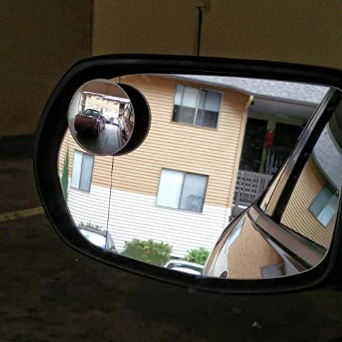 Ampper Blind Spot Mirror, 2" Round HD Glass Frameless Convex Rear View Mirror, Pack of 2 — view 2