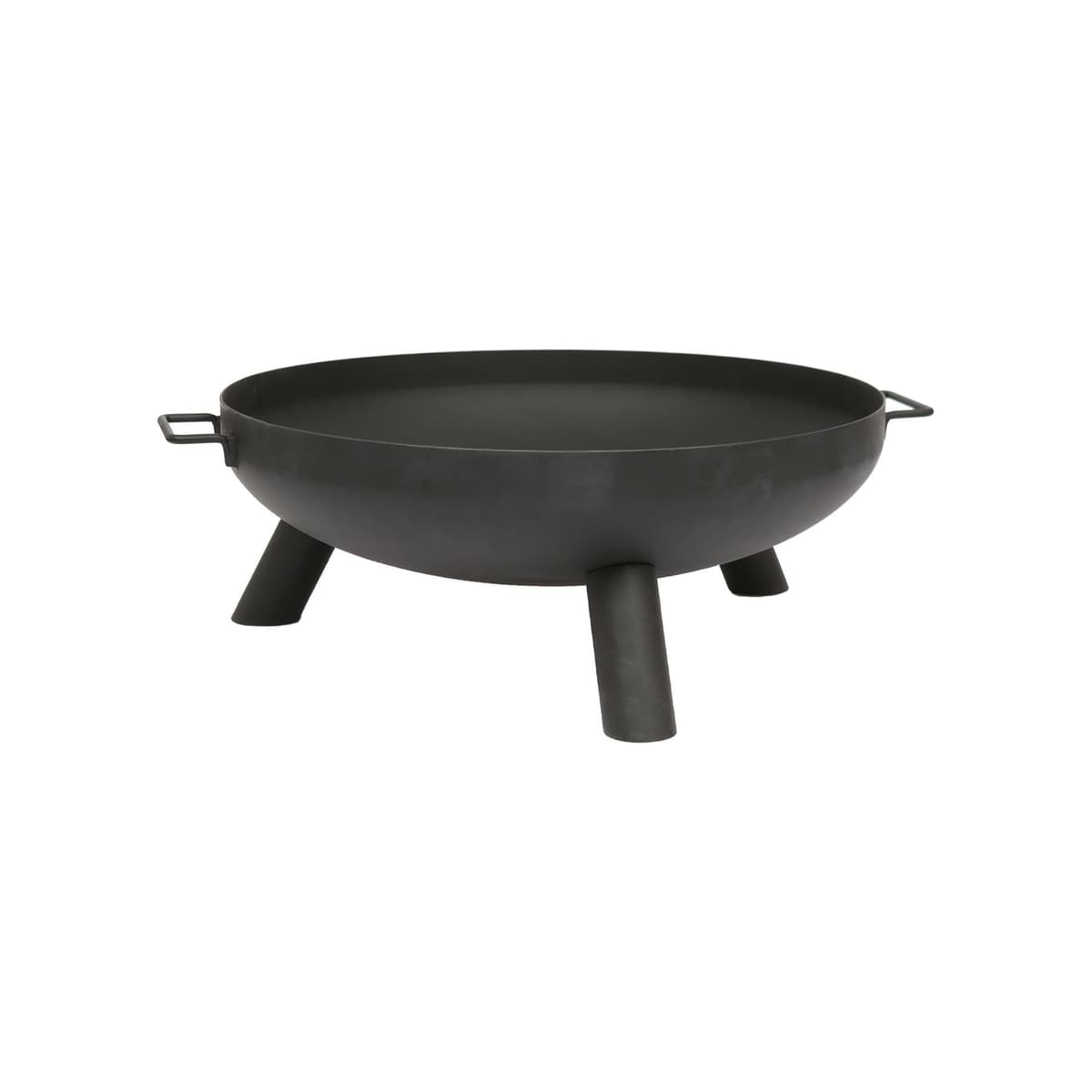 Hammer & Tongs 59.5cm Iron Fire Pit - Small Outdoor Round Garden Fire Bowl Brazier Garden Patio Heater Stove for Wood Logs, Charcoal Burning, BBQ, Camping Firepit — view 5