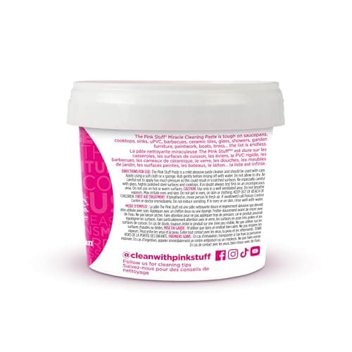 Stardrops The Pink Stuff Cleaning Paste 500g, Multi Purpose Cleaner for Kitchen, Bathroom, Tiles, Glass, Shower, Oven, Sink, Stainless Steel, Removes Grease, Grime & Stains — view 2