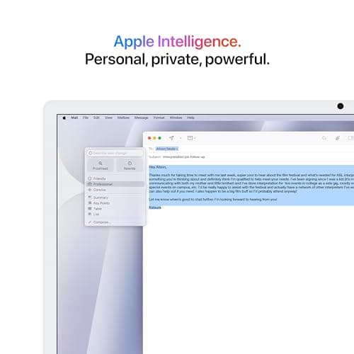 Apple 2024 iMac All-in-One Desktop Computer with M4 chip with 10-core CPU and 10-core GPU: Built for Apple Intelligence, 24-inch Retina Display, 16GB Unified Memory, 512GB SSD Storage; Silver — view 2