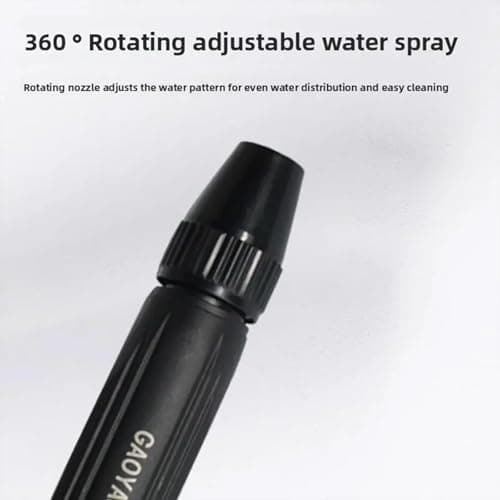 High-Pressure Car Washing Water Nozzle, Garden Hose Sprayer with Booster Nozzle and 3 Adjustable Spray Patterns for Car Washing, Lawn Watering, Plant Care and Outdoor Cleaning (3PCS) — view 3