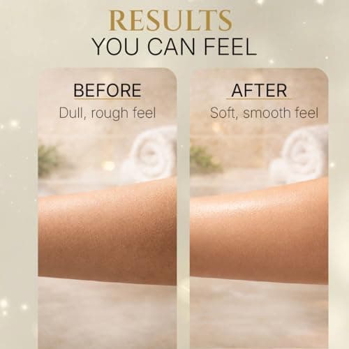 Exfoliating Bath Glove – Deep Body Exfoliation Mitt for Smooth, Radiant-Looking Skin – Reusable & Gentle - Pack of 1 Black - Eden Glow — view 4