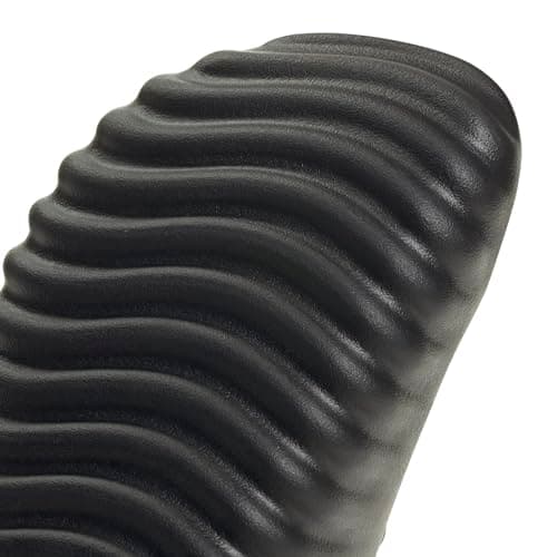 adidas Unisex-Adult Adissage 360Rec, Black/Black/Black, 14 — view 6