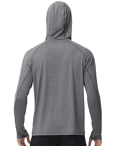 Roadbox UPF 50+ Fishing Shirts for Men Long Sleeve UV Sun Protection Hoodie Outdoor Hiking Shirts — view 2