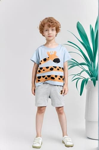 Winzik Boys 4-Pack Shirts,Toddler Boys' Tops Tees T Shirts Kids Short Sleeve Summer Clothes 2-8T (18-24 Months, 4-Pack 1#) — view 3