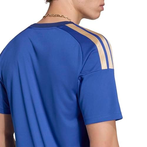 adidas Men's Italy 2026 Home Fan Jersey, Bold Blue, Large — view 4