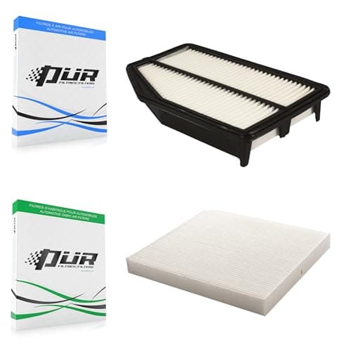 PUR 1x Air + 1x Cabin Filter (2 Total) Kit Replacement For 2015-2016 Honda CR-V KFL-100203