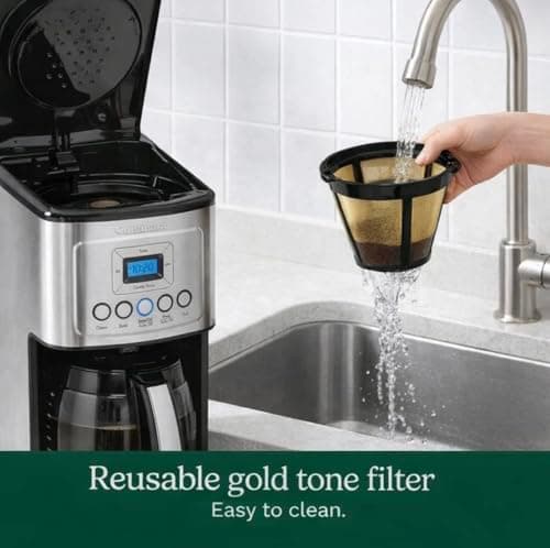 Cuisinart Coffee Maker, Programmable, Stainless Steel, 14-Cup Glass Carafe — view 4