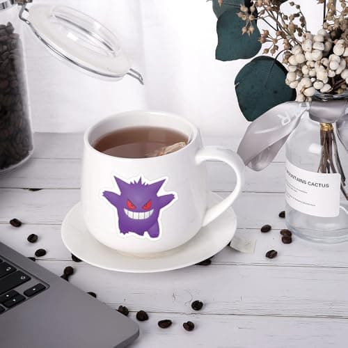 50pcs Cute Pokemon Cartoon Stickers for Water Bottle, Cool Monster Waterproof Vinyl Stickers for Adult Teen Girl Kids Laptop Skateboard Bike Guitar Laggage Travel Case Helmet Notebook Scrapbook — view 5