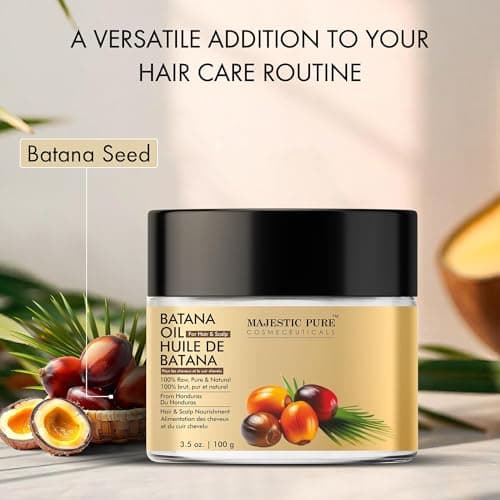 MAJESTIC PURE Batana Butter for Hair | Moisturizes Scalp & Hair | Nourishing & Volumizing | 100% Pure & Natural | PETA Certified | 103 ml — view 2