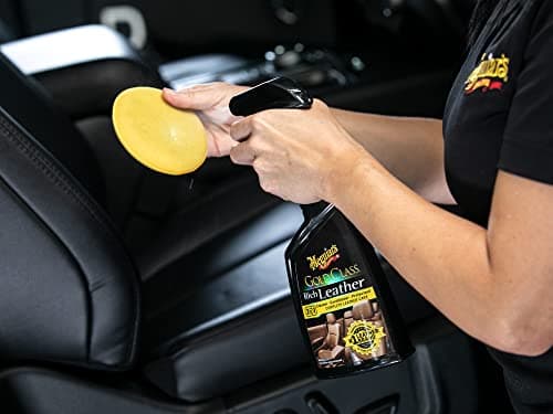 Meguiar's Gold Class Rich Leather Cleaner and Conditioner 3-in-1 Spray, Non-Greasy Car Leather Cleaner and Conditioner Treatment with Advanced UV Protection, 15.2 Oz Spray Bottle — view 7