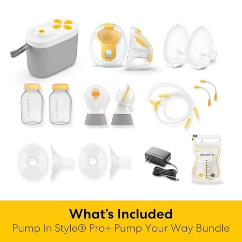 Medela NEW Pump In Style Pro+ Pump Your Way Breast Pump Bundle, Wearable and Traditional Pumping, Clinically Proven Hospital-efficiency, Double Electric Pump — view 2