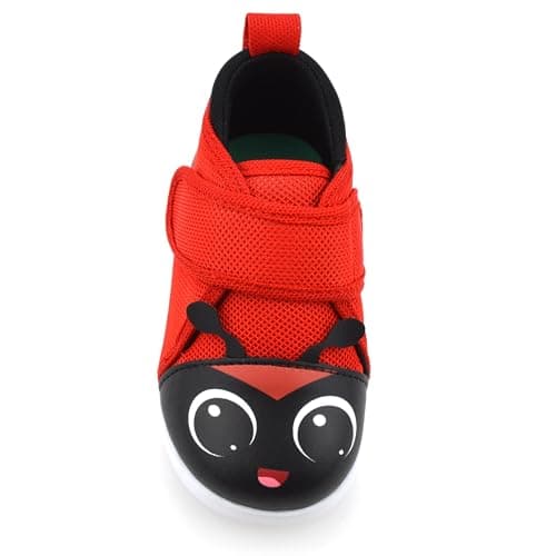 ikiki Squeaky Toddler Shoes V2 with On/Off Squeaker Switch, Red Ladybug V2, 9 Toddler — view 4