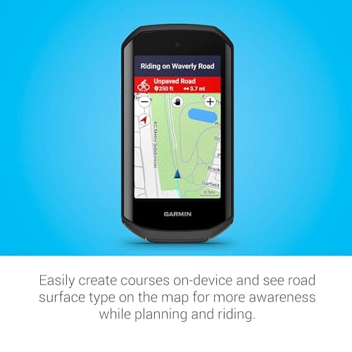 Garmin Edge 1050®, Premium Cycling Computer, Vivid Color Touchscreen Display, Built-in Speaker, Advanced Training and Group Ride Features, Road Hazard Alerts — view 5