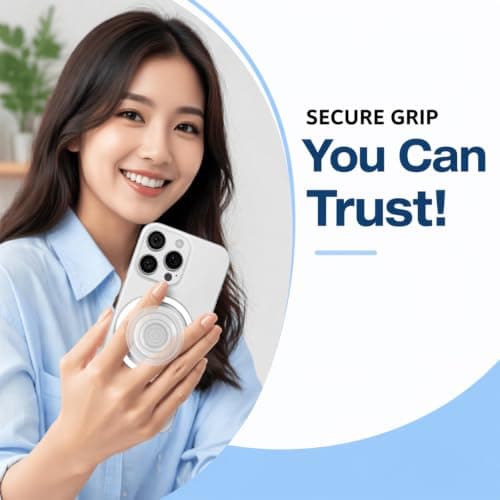 Magnetic Phone Grip for MagSafe, Phone Grip Stand for Most of Phones — view 4
