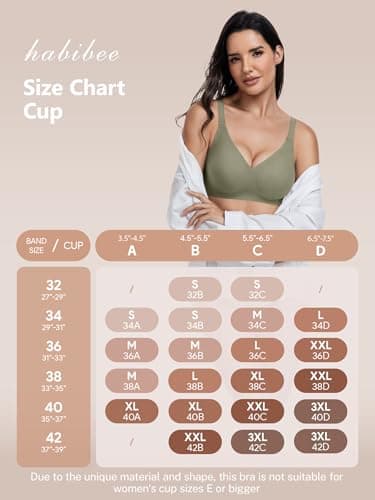 habibee Jelly Bra for Women No Underwire Comfort Seamless Bras Push Up Wireless Bras Full Coverage Bralettes — view 4