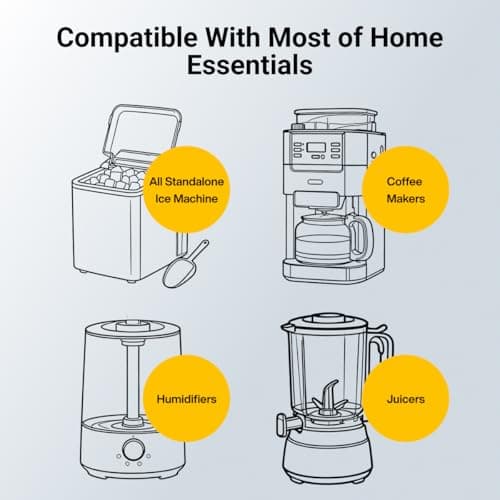 Typhur Ice Maker Cleaner and Descaler, 12 Packs Pure Citric Acid Powder, Universal Descaling Solution Nickel Safe for Countertop Ice Machines, Also Compatible with Coffee Makers and Kettles — view 4