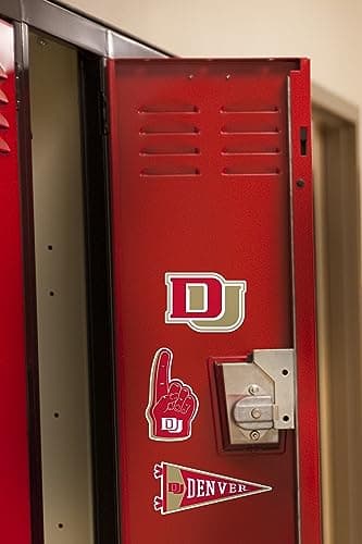University of Denver 8ct Vinyl Large Deluxe Stickers Variety Pack - Laptop, Water Bottle, Scrapbooking, Tablet, Skateboard, Indoor/Outdoor - Set of 8 — view 4
