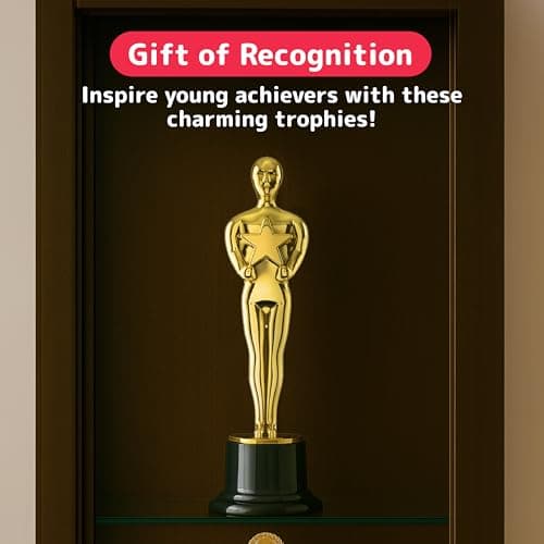 Prextex Gold 6'' Award Trophies (12 Pack) for Ceremonies or Parties — view 5