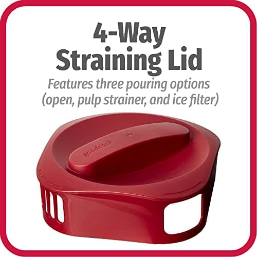 GoodCook 1/2-Gallon Pitcher with 4 Way Lid, BPA Free — view 4