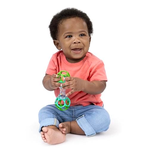 Bright Starts Oball Shaker Rattle Toy, Ages Newborn Plus — view 4