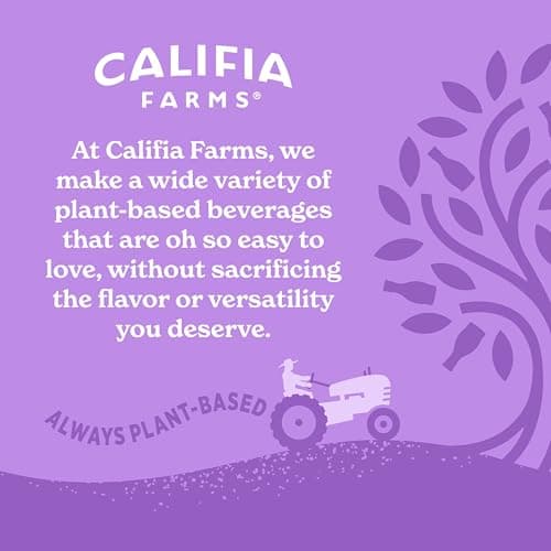 Califia Farms - Oat Barista Blend Oat Milk, 32 Oz (Pack of 6), Shelf Stable, Dairy Free, Plant Based, Vegan, Gluten Free, Non GMO, High Calcium, Milk Frother, Creamer, Oatmilk — view 6