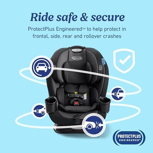 Graco® TriRide 3-in-1 Reclining Car Seat, Kipling - Rear & Forward Facing Car Seat, Highback Booster, Adjustable Headrest — view 3
