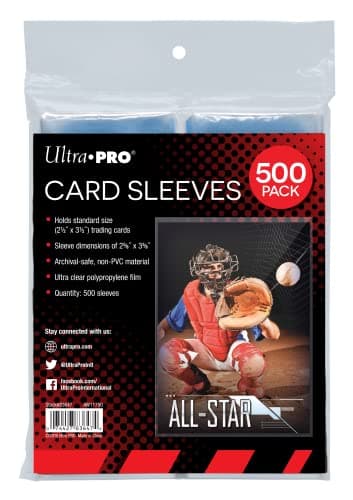 Ultra PRO 2.5" x 3.5" Soft Trading Card Penny Sleeves (500ct)