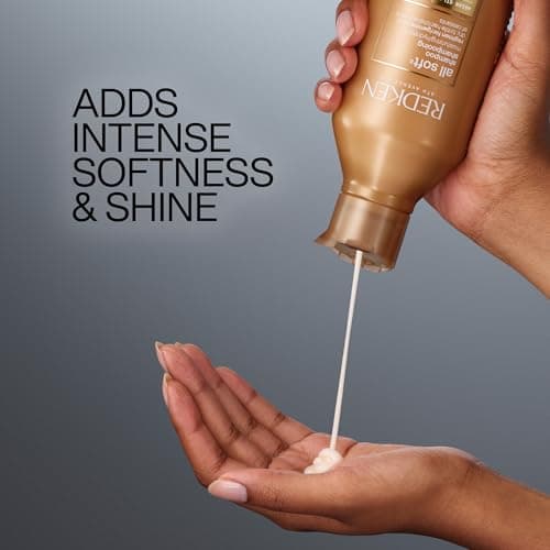 Redken All Soft Shampoo, For Dry/Brittle Hair, Moisturizes & Provides Intense Softness and Shine, With Argan Oil — view 7