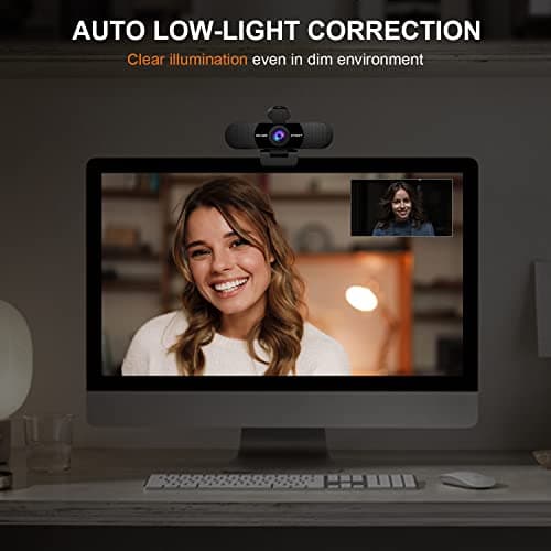 EMEET 1080P Webcam with Microphone, C960 Web Camera, 2 Mics Streaming Webcam, 90°FOV Computer Camera, Plug and Play USB Web Cam for Online Calling/Conferencing, Zoom/Teams/Facetime/YouTube, Laptop/PC — view 3