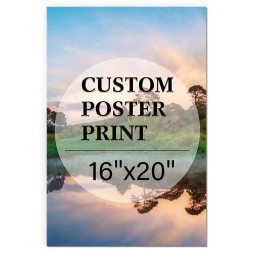 Unframed Personalized Custom Poster Print - Upload Your Images/Photos/Pictures/Canvas Prints (16" L x 20" W)