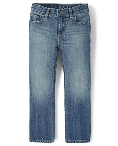 The Children's Place Boys Basic Bootcut Jeans,Pierce Wash Single,6