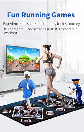 HDMI Musical Electronic Dance mat with a Camera, a 64G Large Memory Card, 650 Songs,Including 1000 Games,81 Music Videos,for Single/Double Users, a Luxurious Gift for Boys and Girls,Flannel Material — view 6