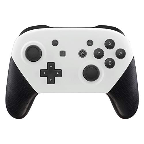 eXtremeRate White Faceplate and Backplate for Nintendo Switch Pro Controller, DIY Replacement Shell Housing Case for Nintendo Switch Pro - Controller NOT Included — view 4