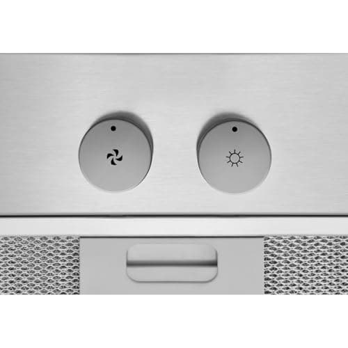 Broan- NuTone PM400SS Custom Cabinet Built-in 3-Speed Power Pack Insert with LED Lighting and 450 Max Blower CFM, 21-Inch, Stainless Steel