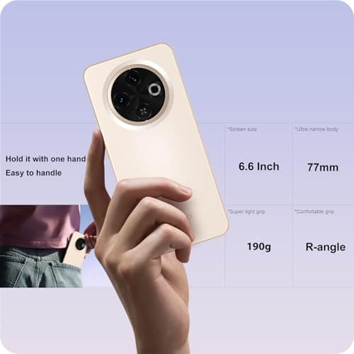 Zolykool A3 4G Unlocked Android Phones 6.6” HD+ Display Android 12 Smart Phone Octa-Core 6(3+3)+16GB/256 TF Dual SIM Unlocked Cell Phone 13MP Smartphones Unlocked Face ID Cheap (Gold) — view 4