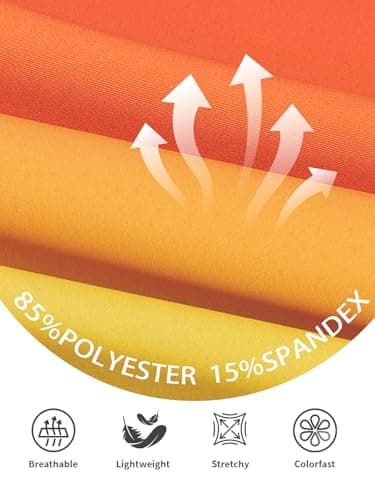Bivivvy Boys Swim Shirt UPF 50+ Rash Guard Toddler Kids Short Sleeve UV Sun Protection Shirt Quick Dry Swim Top Beach 3-14Y Orange — view 3