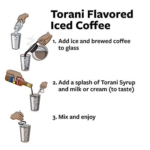 Torani Variety Pack Caramel, French Vanilla, Vanilla & Hazelnut, 25.4 Ounces (Pack of 4) — view 4