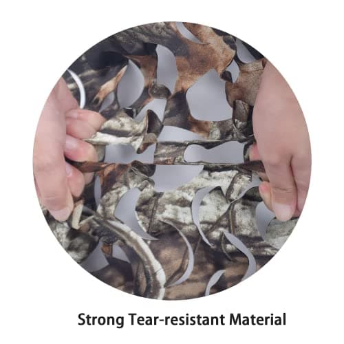 GRVCN Camo Netting Camouflage Net, Bulk Roll Sunshade Mesh Nets for Hunting Blind Shooting Military Theme Party Decorations