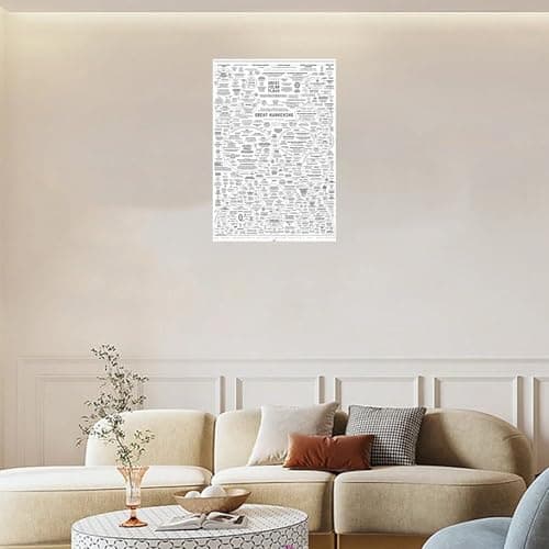The Great Awakening Map Poster Canvas Print – Detailed Cosmic & Spiritual Design for Home Décor 30x40-Unframed — view 2