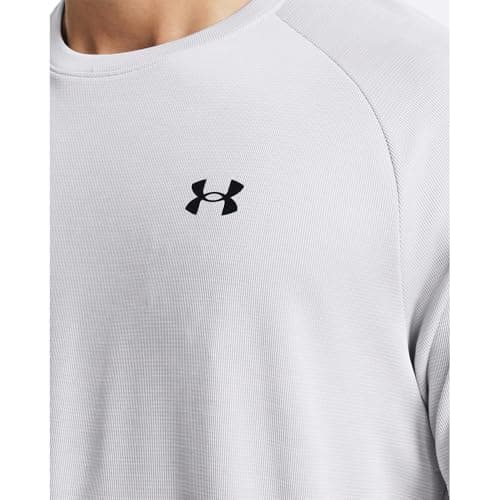 Under Armour Men's Tech Textured Short Sleeve T Shirt, (100) White / / Black, Medium — view 2