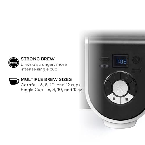 Keurig K-Duo Single Serve K-Cup Pod & Carafe Coffee Maker, with Multiple Brew Sizes, 60oz Removable Reservoir, Programmable Auto Brew Carafe, Black — view 2